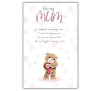 Emotional Rescue Stuffed With Love Mum Birthday Teddy and Poem, 6 x 9 inches