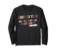 Emotional Rollercoaster Back to School Teacher Educator Long Sleeve T-Shirt