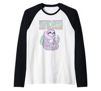 Emotional Support and Self-Care Enthu Humor Animal Raglan Baseball Tee