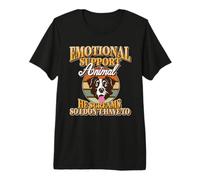 Emotional Support Animal Border Collie Premium T-Shirt