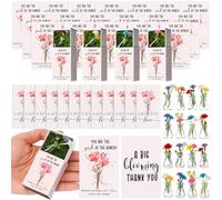 Emotional Support Appreciation Gifts Bulk Mini Bud Vase with Flowers Positive Box Breathing Gifts Back to School Desk Pets for Students Teachers Women Employee Wildflower Party Decorations