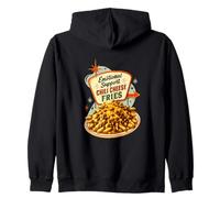 Emotional Support Chili Cheese Fries Zip Hoodie