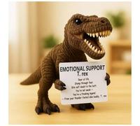 Emotional Support Crochet Monster Dolls, Handmade Monster Crochet Plush for Anxiety Relief & Comfort, Handmade Dinosaur Mini Stuffed Animals, Inspirational Cure Knitted Dolls Plush (Style E)