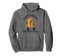 Emotional Support Dog - Funny HotDog Pullover Hoodie