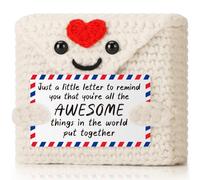 Emotional Support Envelope Plush, Holistic Encouragement Gift for Women Men, Mental Wellness Reminder Decor for Friends in Recovery