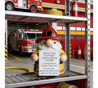 Emotional Support Gnome Collection, Cute Encouragement Mini Gnome Figurines, Uplifting Mini Figurines for Desk Decor, Firefighter, Police, Doctor, Nurse, Teacher, Builder Gnomes with Cards