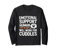 Emotional Support Human Long Sleeve T-Shirt