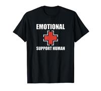 Emotional Support Human Service Dog Love Humor T-Shirt