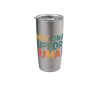 Emotional Support Human Stainless Steel Insulated Tumbler
