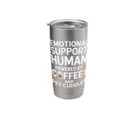 Emotional Support Human Stainless Steel Insulated Tumbler