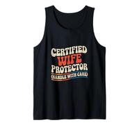 Emotional Support Husband Comedy Relationship Joke Art Tank Top