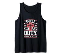 Emotional Support Husband Comedy Relationship Joke Art Tank Top