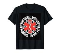 Emotional Support Husband Do Not Pet Funny EMT Paramedic T-Shirt