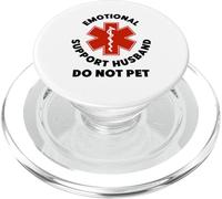 Emotional Support Husband Do Not Pet Funny PopSockets PopGrip for MagSafe