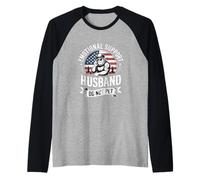 Emotional Support Husband Do Not Pet Funny Saying Raglan Baseball Tee