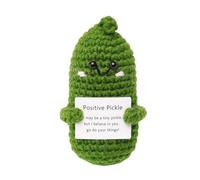 Emotional Support Pickle, I Love You Gifts for Her Him, Weird Good Luck Cute Romantic Funny Gifts for Women, Positive Pickle Graduation Gifts for Her Him, Pocket Hug Worry Doll,Silly Gifts,Worry