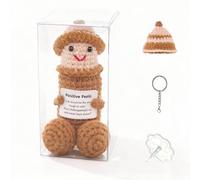 Emotional Support Plush with Removable Hats - Funny Stress Relief Gift for Men and Women Friends , Colleagues, Cute Crochet Office Decor for Office and Home, Unique Birthday Valentine‘s Day Gag Gift