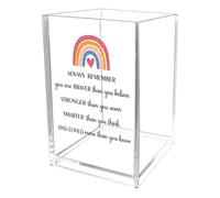 Emotional Support Positive Affirmation Inspirational Thoughtful Spiritual Motivational Sentimental Thinking Of You Meaningful Pen Holder Destress Proud Of You Bereavement Cheer Up Gifts for Women Men