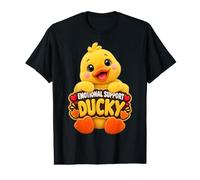 Emotional Support Rubber Duck Ducky Boys Girls Birthday Value Graphic T-Shirt