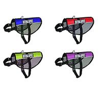 Emotional Support Service Dog mesh Vest Harness Cool Comfort. Purchase Comes with 2 Reflective Emotional Support Removable Patches. Please Measure Your Dog Before Ordering (Girth 15-20", Lime Green)