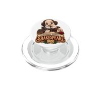 Emotional Support Shakespeare English Theatre Theater Drama PopSockets PopGrip for MagSafe