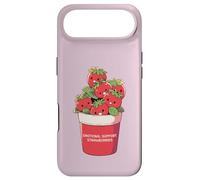 Emotional Support Strawberries Cute Kawaii Fruit Cup Case for iPhone Air