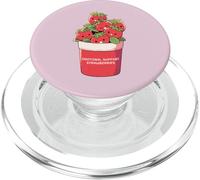 Emotional Support Strawberries Cute Kawaii Fruit Cup PopSockets PopGrip for MagSafe