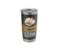 Emotionally Attached to Fictional Characters Stainless Steel Insulated Tumbler