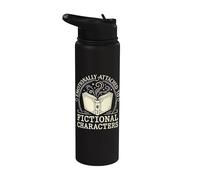 Emotionally Attached to Fictional Characters Stainless Steel Insulated Water Bottle