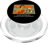 Emotionally Barbequed - 1950s Burnout Meme PopSockets PopGrip for MagSafe
