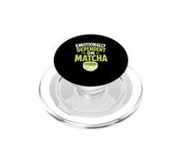 Emotionally Dependent Matcha Drinker PopSockets PopGrip for MagSafe
