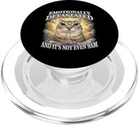 Emotionally Devastated Cat Meme 9AM Funny Design PopSockets PopGrip for MagSafe