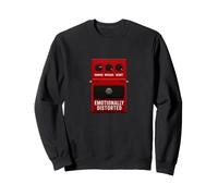Emotionally Distorted Alternative Music Guitar Pedal Effect Sweatshirt