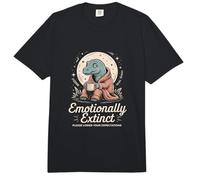 Emotionally Extinct Please Lower Your Expectations Dino Comfort Colors Adult Heavyweight T-Shirt