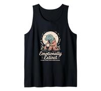 Emotionally Extinct Please Lower Your Expectations Dino Tank Top