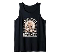 Emotionally Extinct Please Lower Your Expectations Dino Tank Top