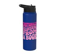 Emotionally Recovering from A Book Stainless Steel Insulated Water Bottle