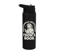 Emotionally Recovering from A Book Stainless Steel Insulated Water Bottle