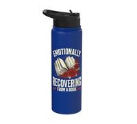Emotionally Recovering from A Book Stainless Steel Insulated Water Bottle