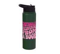 Emotionally Recovering from A Book Stainless Steel Insulated Water Bottle