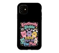 Emotionally Stable Funny Kawaii Design Case for iPhone 11