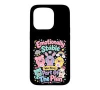 Emotionally Stable Funny Kawaii Design Case for iPhone 15 Pro