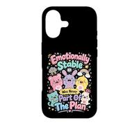 Emotionally Stable Funny Kawaii Design Case for iPhone 17