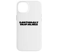 Emotionally Unavailable Slogan Light Case for iPhone 14 Plus