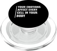 Emotions Affect Every Body Cell. Emotion Quote PopSockets PopGrip for MagSafe