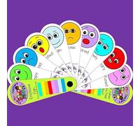 Emotions Face Feelings Fan Flash Cards - Autism / SEN / Special Needs Learning Aid for Kids Age 3+ - Sensory, Nonverbal & Speech Delay Social Communication Tool