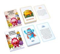 Emotions Flash Cards - Realistic Emotion Learning Cards, Compact Educational Flashcard Set For Kids | Facial Expression Recognition Carrds, Emotion Identification Game, Preschool Learning