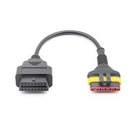 eMoto Solution Universal 6-Pin to 16-Pin OBD Adapter Motorcycle Cable for Benelli Motorbikes