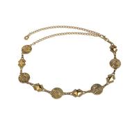 EMOTTOS Concho Women's Chain Belt, Adjustable Carving Metal Waist Chain Western Cowboy Cowgirl for Women, Exquisite Boho Belts for Jeans Dress(7 Style)