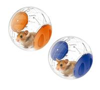 Emours Dwarf Hamster Running Play Ball Mini 4.8 inch Small Animal Hamster Run Exercise Ball,2 Pack
